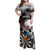 Personalised Skull Darts Family Matching Off Shoulder Maxi Dress and Hawaiian Shirt See You Next Game - Wonder Print Shop