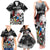 Personalised Skull Darts Family Matching Tank Maxi Dress and Hawaiian Shirt See You Next Game - Wonder Print Shop