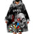 Personalised Skull Darts Wearable Blanket Hoodie See You Next Game - Wonder Print Shop