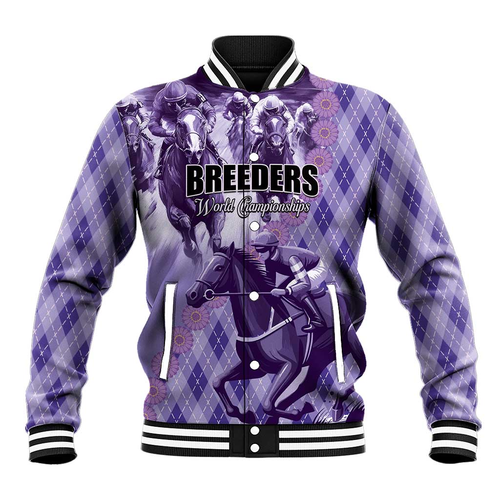 Personalized Breeders Horse Racing Baseball Jacket World Horse Racing Championships - Wonder Print Shop