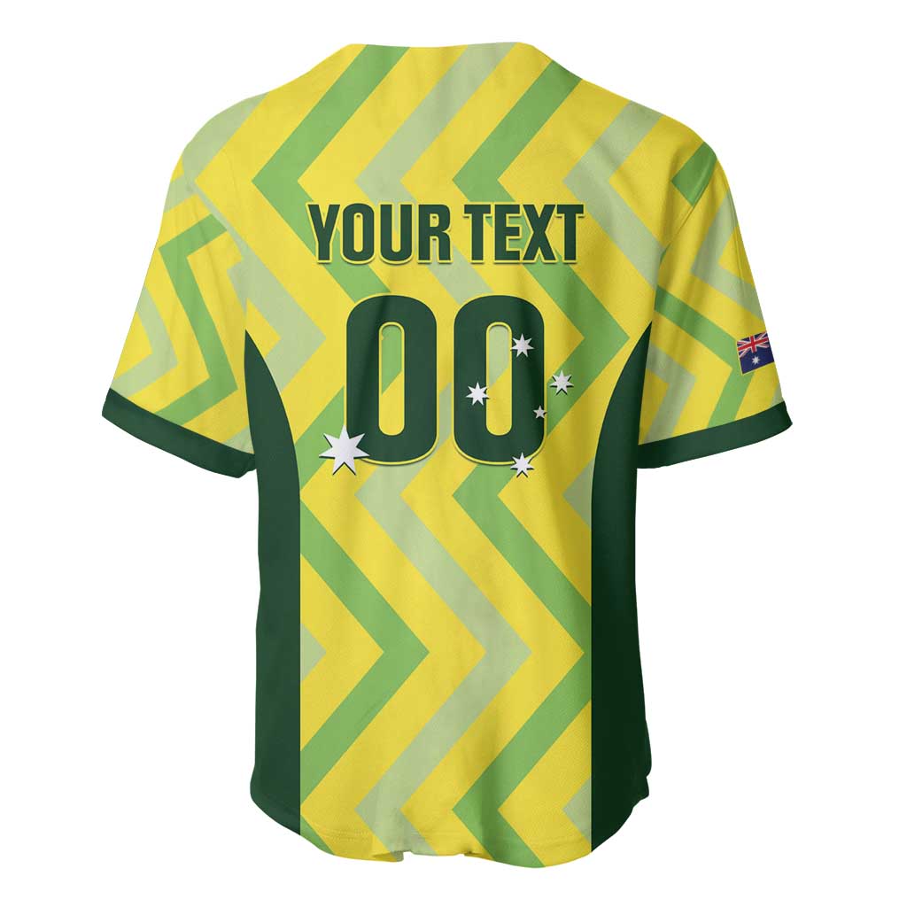 Australia Socceroos 2025 Baseball Jersey Forever Golden - Wonder Print Shop