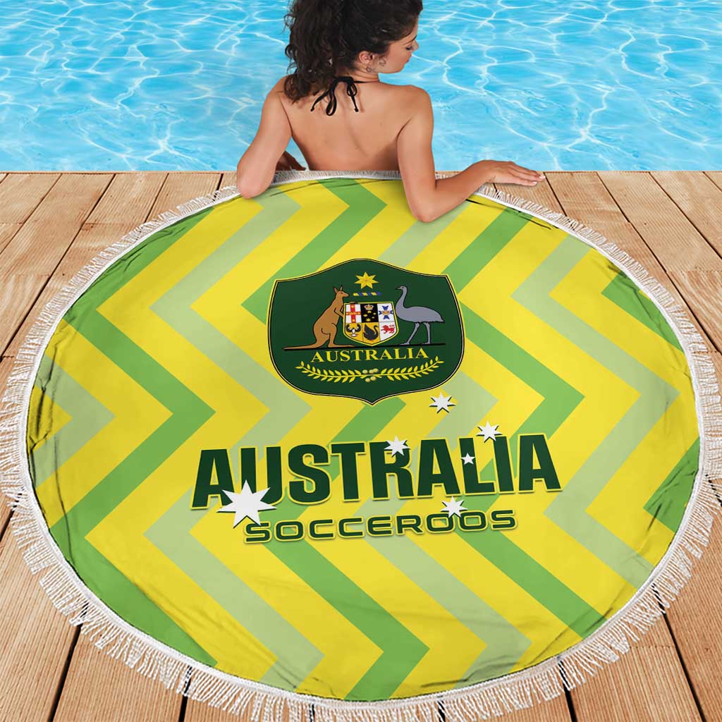 Australia Socceroos 2025 Beach Blanket Forever Golden - Wonder Print Shop