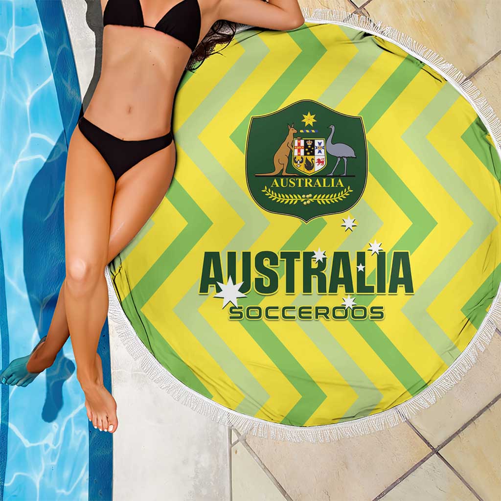Australia Socceroos 2025 Beach Blanket Forever Golden - Wonder Print Shop