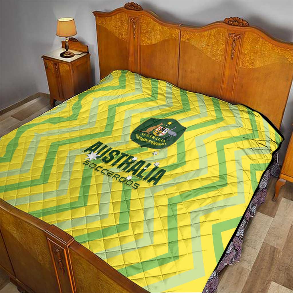 Australia Socceroos 2025 Quilt Forever Golden - Wonder Print Shop