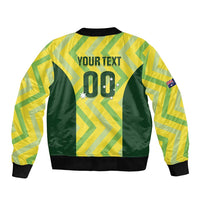 Australia Socceroos 2025 Sleeve Zip Bomber Jacket Forever Golden - Wonder Print Shop