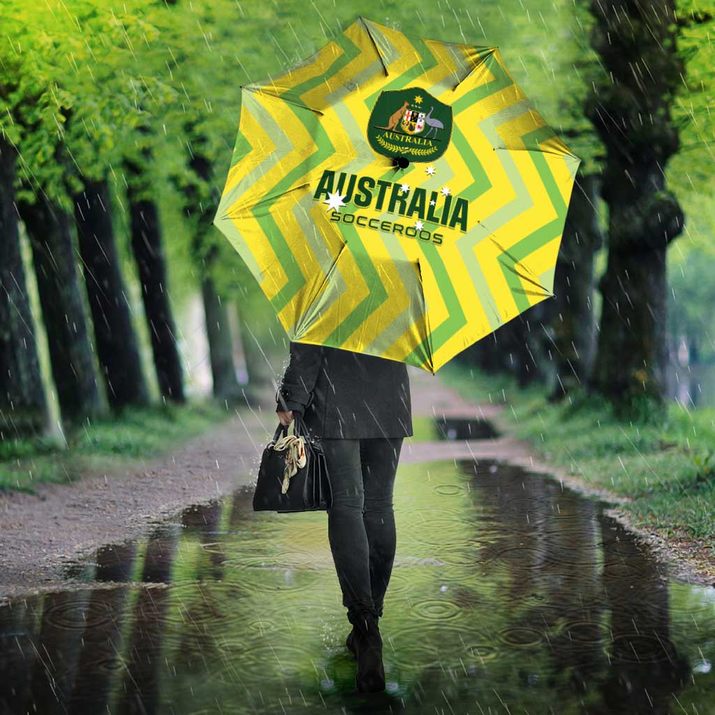 Australia Socceroos 2025 Umbrella Forever Golden - Wonder Print Shop