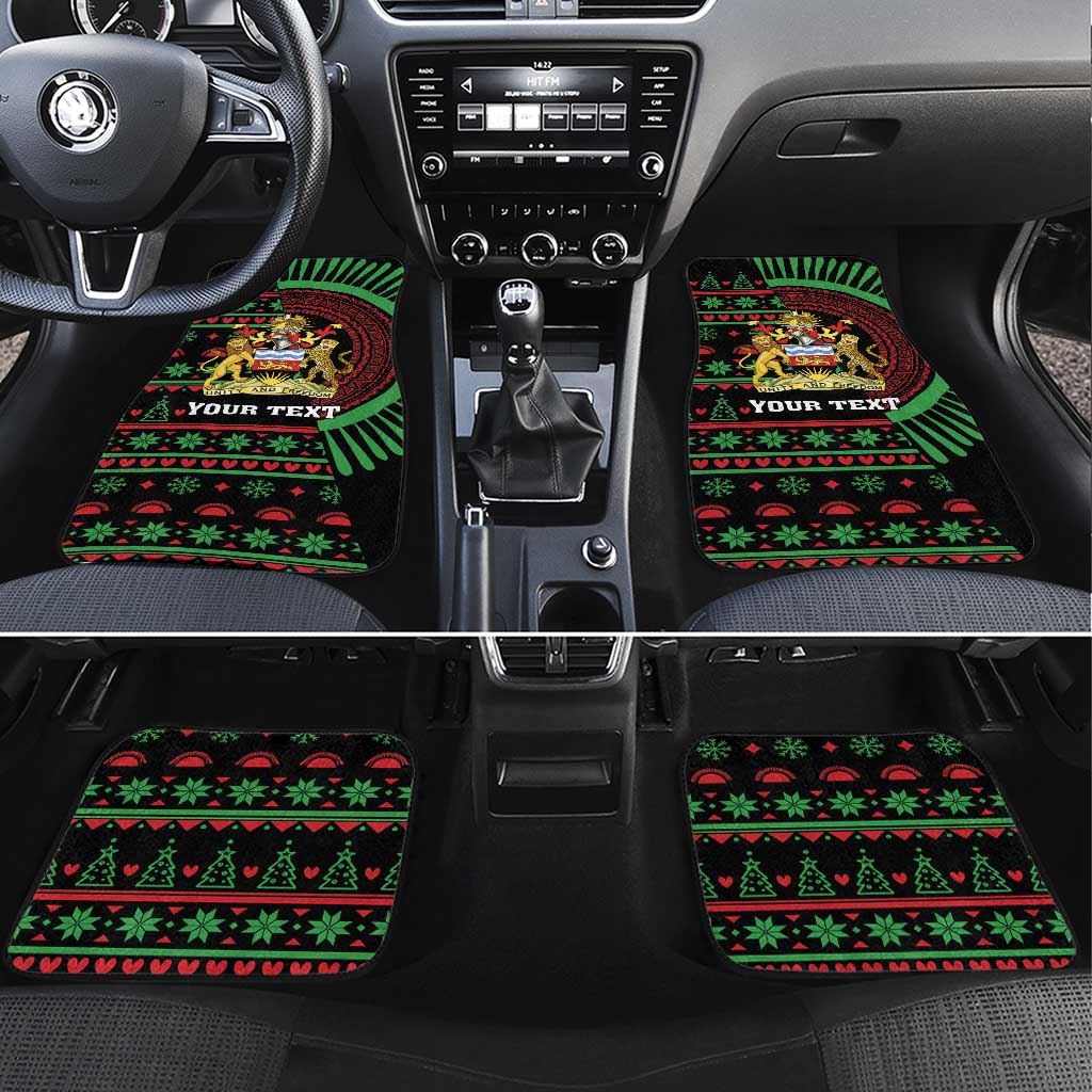 Malawi Christmas Car Mats Thompson Gazelle - African Pattern - Wonder Print Shop