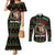 Personalized Malawi Christmas Couples Matching Mermaid Dress and Long Sleeve Button Shirt Thompson Gazelle - African Pattern