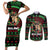 Personalized Malawi Christmas Couples Matching Short Sleeve Bodycon Dress and Long Sleeve Button Shirt Thompson Gazelle - African Pattern - Wonder Print Shop