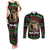 Personalized Malawi Christmas Couples Matching Tank Maxi Dress and Long Sleeve Button Shirt Thompson Gazelle - African Pattern - Wonder Print Shop