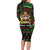 Personalized Malawi Christmas Family Matching Long Sleeve Bodycon Dress and Hawaiian Shirt Thompson Gazelle - African Pattern - Wonder Print Shop