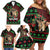 Personalized Malawi Christmas Family Matching Off Shoulder Short Dress and Hawaiian Shirt Thompson Gazelle - African Pattern - Wonder Print Shop