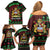 Personalized Malawi Christmas Family Matching Off Shoulder Short Dress and Hawaiian Shirt Thompson Gazelle - African Pattern - Wonder Print Shop