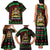 Personalized Malawi Christmas Family Matching Tank Maxi Dress and Hawaiian Shirt Thompson Gazelle - African Pattern - Wonder Print Shop