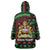 Personalized Malawi Christmas Wearable Blanket Hoodie Thompson Gazelle - African Pattern