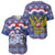 Russia Christmas Baseball Jersey Santa Matryoshka Doll - Wonder Print Shop