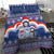 Russia Christmas Bedding Set Santa Matryoshka Doll - Wonder Print Shop