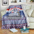 Russia Christmas Blanket Santa Matryoshka Doll