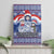 Russia Christmas Canvas Wall Art Santa Matryoshka Doll - Wonder Print Shop