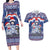 Russia Christmas Couples Matching Long Sleeve Bodycon Dress and Hawaiian Shirt Santa Matryoshka Doll - Wonder Print Shop