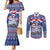 Russia Christmas Couples Matching Mermaid Dress and Long Sleeve Button Shirt Santa Matryoshka Doll