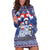 Russia Christmas Hoodie Dress Santa Matryoshka Doll - Wonder Print Shop