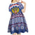 Russia Christmas Kid Short Sleeve Dress Santa Matryoshka Doll - Wonder Print Shop