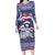 Russia Christmas Long Sleeve Bodycon Dress Santa Matryoshka Doll - Wonder Print Shop