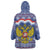 Russia Christmas Wearable Blanket Hoodie Santa Matryoshka Doll