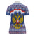 Russia Christmas Women Polo Shirt Santa Matryoshka Doll - Wonder Print Shop