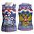 Russia Christmas Women Sleeveless Polo Shirt Santa Matryoshka Doll - Wonder Print Shop