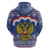 Russia Christmas Zip Hoodie Santa Matryoshka Doll - Wonder Print Shop