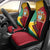 Guyana Republic Day Car Seat Cover Coat Of Arms Leopard Pattern - Wonder Print Shop