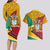 Guyana Republic Day Couples Matching Long Sleeve Bodycon Dress and Hawaiian Shirt Coat Of Arms Leopard Pattern - Wonder Print Shop