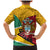 Guyana Republic Day Family Matching Mermaid Dress and Hawaiian Shirt Coat Of Arms Leopard Pattern - Wonder Print Shop