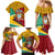 Guyana Republic Day Family Matching Mermaid Dress and Hawaiian Shirt Coat Of Arms Leopard Pattern - Wonder Print Shop