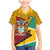 Guyana Republic Day Family Matching Mermaid Dress and Hawaiian Shirt Coat Of Arms Leopard Pattern - Wonder Print Shop