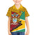 Guyana Republic Day Family Matching Puletasi and Hawaiian Shirt Coat Of Arms Leopard Pattern - Wonder Print Shop