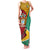 Guyana Republic Day Family Matching Tank Maxi Dress and Hawaiian Shirt Coat Of Arms Leopard Pattern - Wonder Print Shop