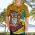 Guyana Republic Day Hawaiian Shirt Coat Of Arms Leopard Pattern - Wonder Print Shop