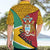 Guyana Republic Day Hawaiian Shirt Coat Of Arms Leopard Pattern - Wonder Print Shop