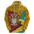 Guyana Republic Day Hoodie Coat Of Arms Leopard Pattern - Wonder Print Shop