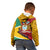 Guyana Republic Day Kid Hoodie Coat Of Arms Leopard Pattern - Wonder Print Shop