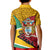 Guyana Republic Day Kid Polo Shirt Coat Of Arms Leopard Pattern - Wonder Print Shop