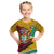 Guyana Republic Day Kid T Shirt Coat Of Arms Leopard Pattern - Wonder Print Shop