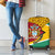 Guyana Republic Day Luggage Cover Coat Of Arms Leopard Pattern - Wonder Print Shop