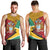 Guyana Republic Day Men Tank Top Coat Of Arms Leopard Pattern - Wonder Print Shop