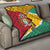 Guyana Republic Day Quilt Coat Of Arms Leopard Pattern