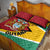 Guyana Republic Day Quilt Bed Set Coat Of Arms Leopard Pattern - Wonder Print Shop