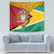 Guyana Republic Day Tapestry Coat Of Arms Leopard Pattern